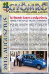 Gyömrő Újság 2013 Augusztus